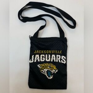 Little Earth Jacksonville Jaguars Team Game Day NFL zipper 
Mesh Pouch Bag